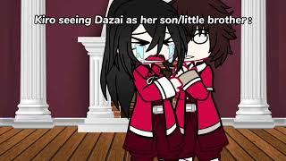 Pov  Dazai meeting the RED EYE BELL for the first time [upl. by Oliric]