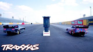 70MPH RC Drag Racing  Traxxas Funny Car [upl. by Ennovihc]