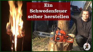 Schwedenfeuer selber bauen [upl. by Noelle]