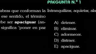 SERIES VERBALES PREGUNTAS RESUELTAS EXAMEN DE ADMISION SAN MARCOS 2014 I [upl. by Mages]