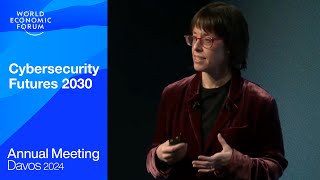 Cybersecurity Futures 2030  Davos 2024  World Economic Forum [upl. by Bullough]