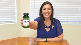 Biotin For Hair Skin And Nails  Natures Bounty Vitamins [upl. by Ynnaej]