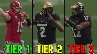 BEST TEAMS College Football 25 ALL TIERS For Dynasty Road to Glory amp Road to CFP Gameplay Tips [upl. by Ibed536]