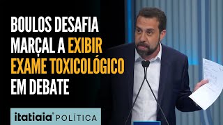 DEBATE EM SP BOULOS QUEBRA REGRA E DESAFIA MARÇAL A EXIBIR EXAME TOXICOLÓGICO [upl. by Munt505]