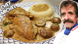 Un plat pour vous réchauffer  Poulet à la moutarde et aux champignons [upl. by Auqeenahs]