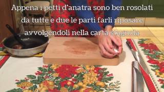 3Wine Video Ricetta Anatra al melograno [upl. by Annairol]