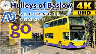 Hulleys Of Baslow 170 Bakewell to Chesterfield Station via Chatsworth House Hassop ADL Enviro400 [upl. by Rizzi569]