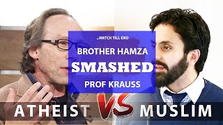 SUMMARY  Hamza Tsortisz smashes Prof Lawrence Krauss in Debate  Krauss Fails [upl. by Eibob8]