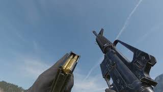 Colt M727 Animation  Blender [upl. by Auqinaj126]