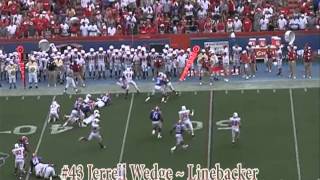 JERRELL WEDGE  Linebacker  Miami Ohio University 2011 Football Highlights [upl. by Htidirem]