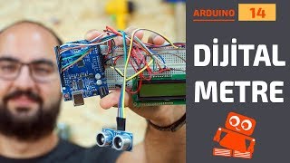 Arduino Dijital Metre Yapımı 16x2 LCD Ekran Kullanımı [upl. by Ahseenal440]