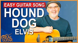 Learn Hound Dog by Elvis  Acoustic Guitar Lesson [upl. by Kwang284]