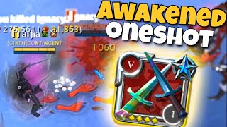 54 ➜ AWAKENED Oneshot  DaggerPair Solo PvP  Albion Online [upl. by Myo89]