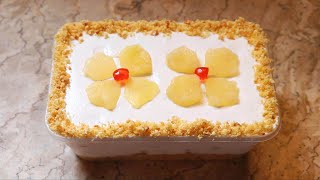 10 Minutes Dessert Recipe  Quick and Easy Pineapple Dessert Recipe [upl. by Anyk254]