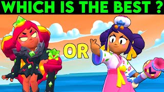 Brawl Stars All Mandy Skin Comparison Hanbok Mandy Vs Magma Mandy [upl. by Dahsra574]