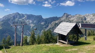 Ikarus Werfenweng 8er Gondel Sommer Talabfahrt Zeitraffer [upl. by Siger371]