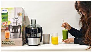 Philips Juicer Viva Collection Review Unboxing and Juicing Trial  Silent Vlog Expat Life in Jeddah [upl. by Podvin]