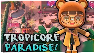 🌴 The BEST TROPICORE Island out there  Animal Crossing [upl. by Gitt]