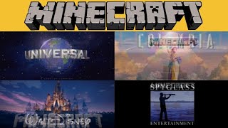 The 10 Best Movie Studio Logos in Minecraft [upl. by Yblehs]