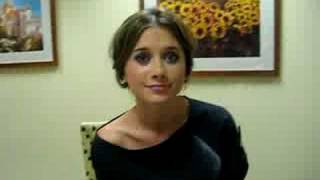 HSMs Olesya Rulin Plays Celebrity Fastball With TWIST [upl. by Damian]