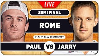 PAUL vs JARRY • ATP Rome 2024 SF • LIVE Tennis PlaybyPlay Stream [upl. by Katie]