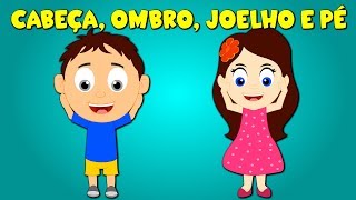 Cabeça ombro joelho e pé  Video Infantil Musical  Música infantil [upl. by Novehc]