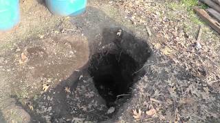 Privy Digging in Osage City Kansas [upl. by Arimay116]