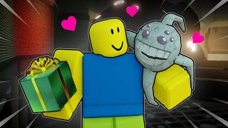 DOORS FLOOR 2 BUT GIGGLE IS FRIENDLY Roblox Animation [upl. by Rockel]