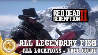 Red Dead Redemption 2 All Legendary Fish Locations RDR2 Legendary Fish  A Fisher of Fish [upl. by Nickey]