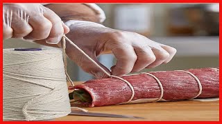 Regency Wraps Cotton Butchers Cooking Twine For Meat Trussing Food Prep Natural 500 ft Cone [upl. by Favrot466]