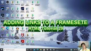 HTML Tutorial 29 Tagalog  ADDING LINKS TO A FRAMESET [upl. by Yras717]