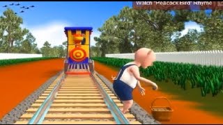 quotPiggy On The Railwayquot  3D Nursery Rhyme For Children with Lyrics  Classteacher Learning Systems [upl. by Hermann807]