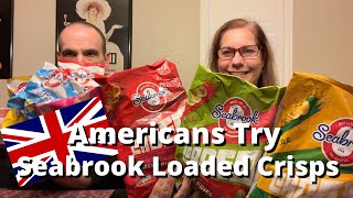 Americans Try Seabrook Loaded Curly Fries and Crinkles [upl. by Nifled710]