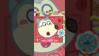 🕜 Hickory Dickory Dock Children songs Kid songs by Sconnect Music [upl. by Ambrosia]