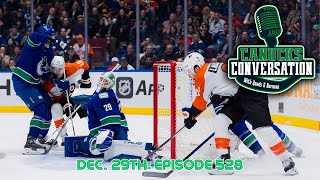 Canucks fall to Flyerslet the gauntlet begin  Canucks Conversation  Dec 29th 2023 [upl. by Sire]