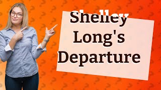 Why did Shelley Long leave Cheers [upl. by Maxantia]