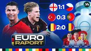 EURO 2024 BELGIA  RUMUNIA TURCJA  PORTUGALIA GRUZJA  CZECHY [upl. by Melas]