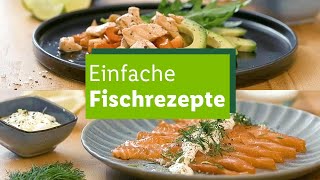 3 einfache Lachs Rezepte Lachs marinieren Ceviche amp gezupft [upl. by Guthrie]