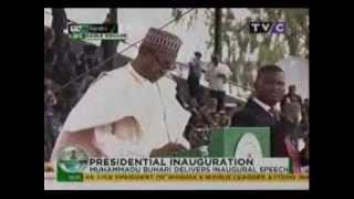 President Muhammadu Buhari Inauguration Maiden Speech [upl. by Tterrej]