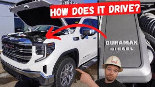 GMC Sierra 1500 30 Duramax Diesel HEAVY DIESEL Mechanic Reviews  How Does It Drives [upl. by Orwin851]