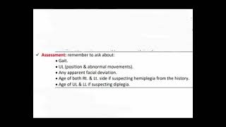 GROSS Motor  MRCPCH Development [upl. by Addy]