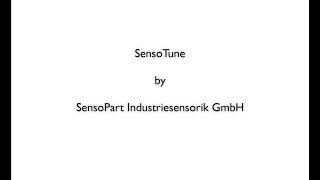 HOWTO SensoTune [upl. by Sidell]