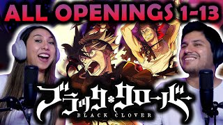 COUPLE REACTS TO BLACK CLOVER OPENINGS 113  🔥😱 [upl. by Innavoeg778]