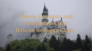 Neuschwanstein And Hohenschwangau Castle in Fussen Germany [upl. by Rednijar]