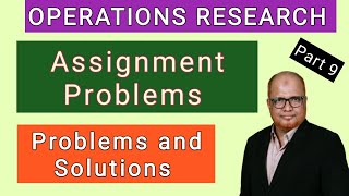 Operations Research I Assignment Problems I Problems and Solutions I Part 9 I Hasham Ali Khan I [upl. by Talia866]