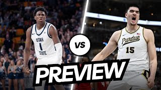 Purdue vs Utah State  Breakdown Preview Pick and Prediction [upl. by Codel]