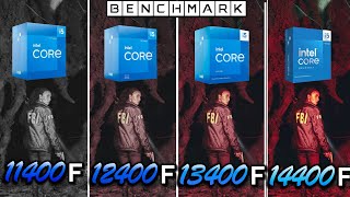 Intel i5 11400F vs 12400F vs 13400F vs 14400F  Test  1080p  1440p  RTX 4090 [upl. by Ripp]