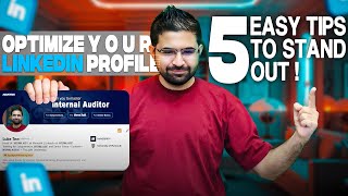 Optimize Your LinkedIn Profile 2024  5 Easy Steps for Beginners  Jobs in the Middle East [upl. by Ogawa]