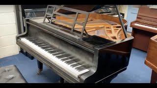 Bluthner IVa 160cm 5ft 3in baby grand piano 1927  regulating the repetition spring [upl. by Dobson]