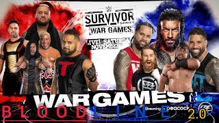 WWE SURVIVOR SERIES WARGAMES MATCH CARD 2024 wwe [upl. by Lyda]